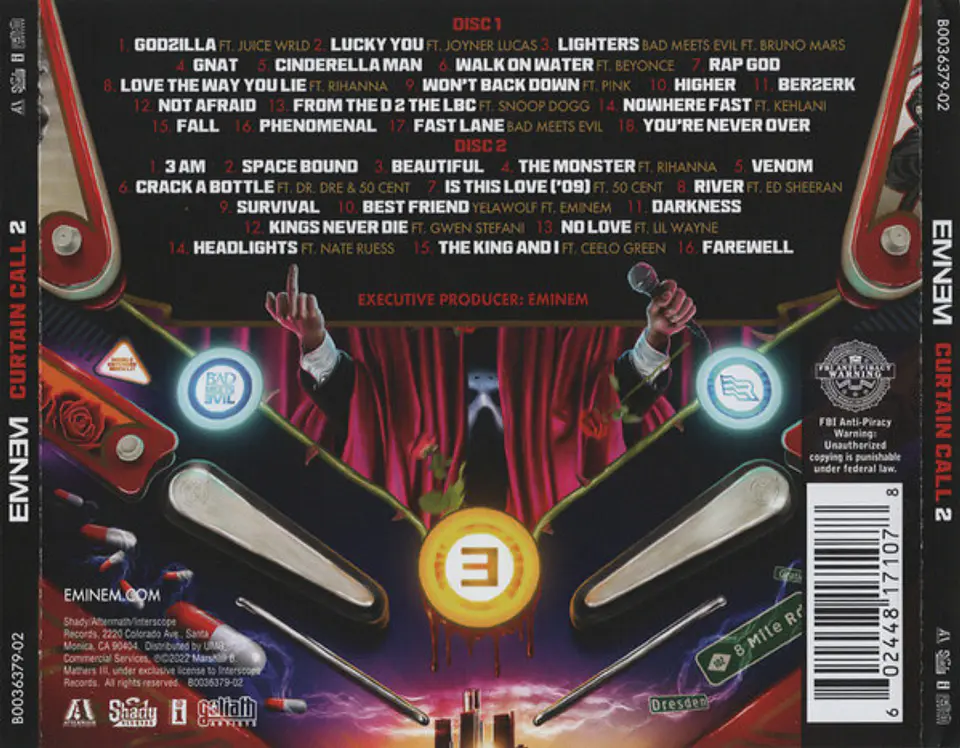 Eminem – Curtain Call 2 CD DOBLE 2