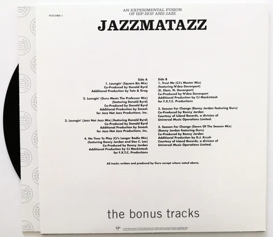 Guru – Jazzmatazz, Volume 1 Deluxe Edition 25th Anniversary 2
