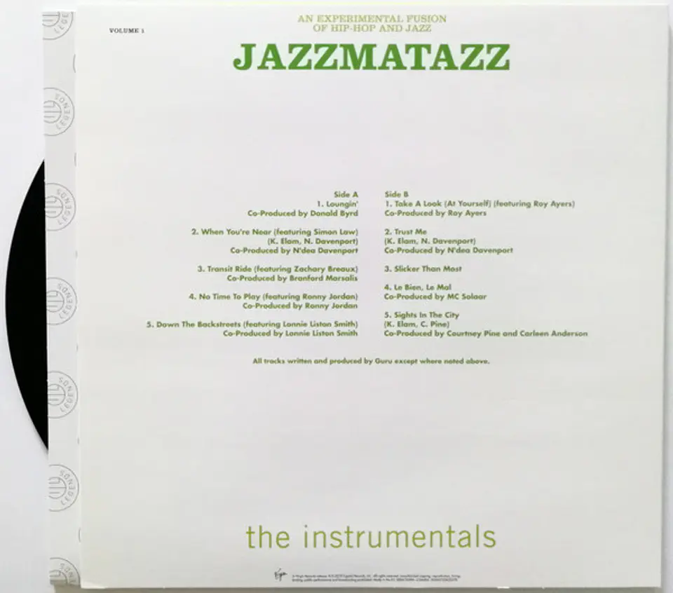 Guru – Jazzmatazz, Volume 1 Deluxe Edition 25th Anniversary 4