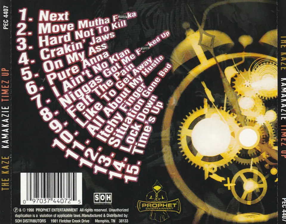 The Kaze – Kamakazie Timez Up CD 2