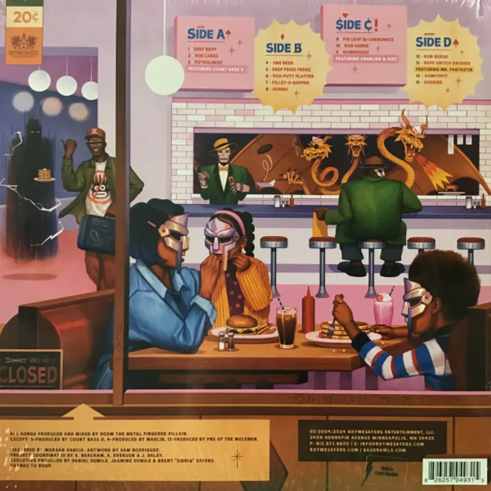 MF DOOM – MM..FOOD | Reedición 2LP – Rhymesayers Entertainment 3