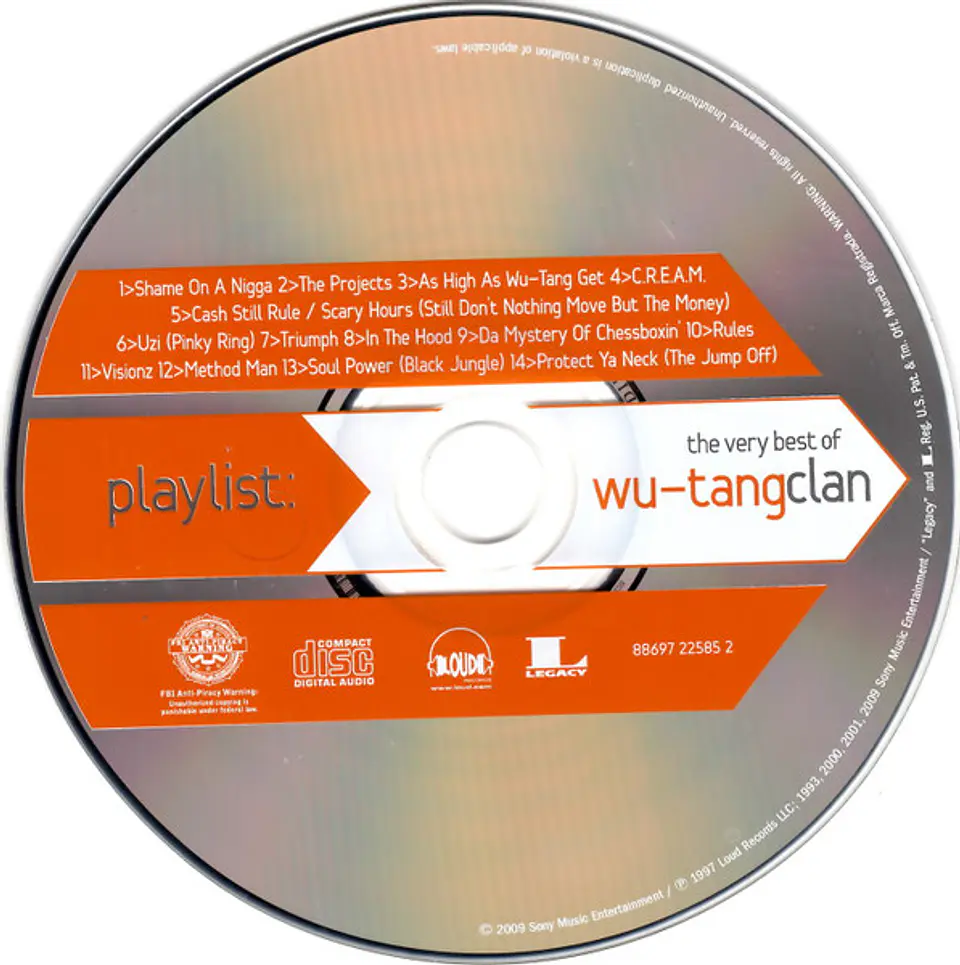 Wu-Tang Clan – Playlist: The Very Best Of Wu-Tang Clan | CD | Edición USA 2015 2