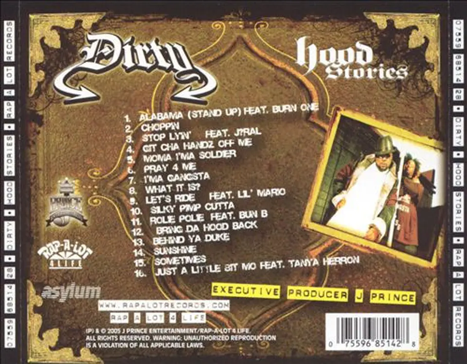 Dirty | Hood Stories | CD | 2005 2