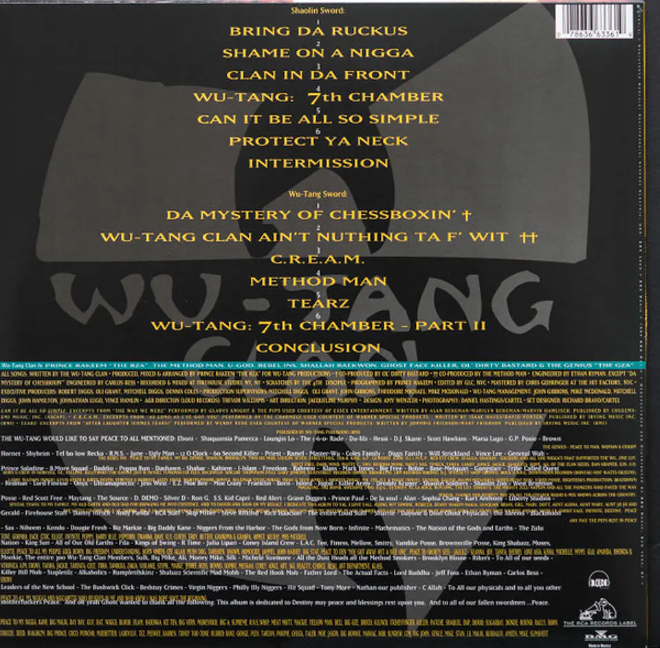 Wu-Tang Clan | Enter The Wu-Tang (36 Chambers) | LP | 2025 2