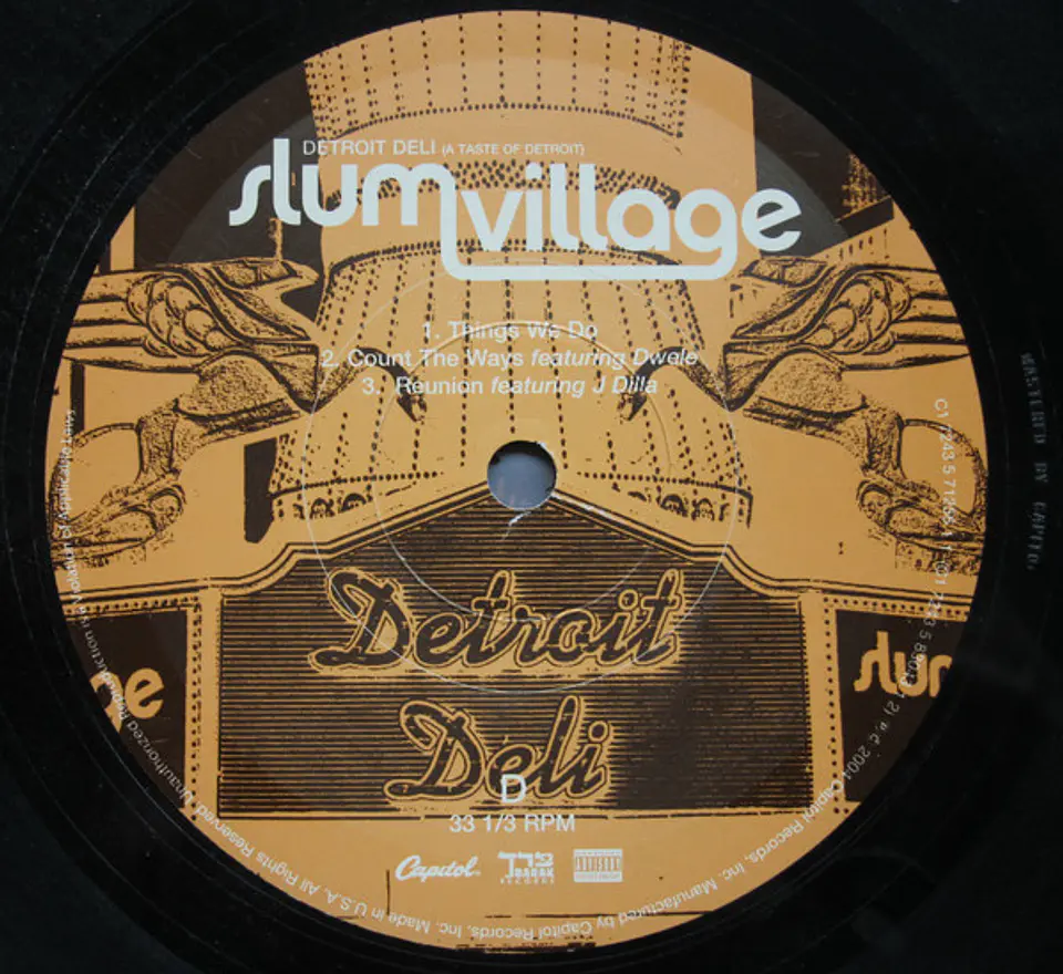 Slum Village | Detroit Deli (A Taste Of Detroit) | 2LP | 2004 3