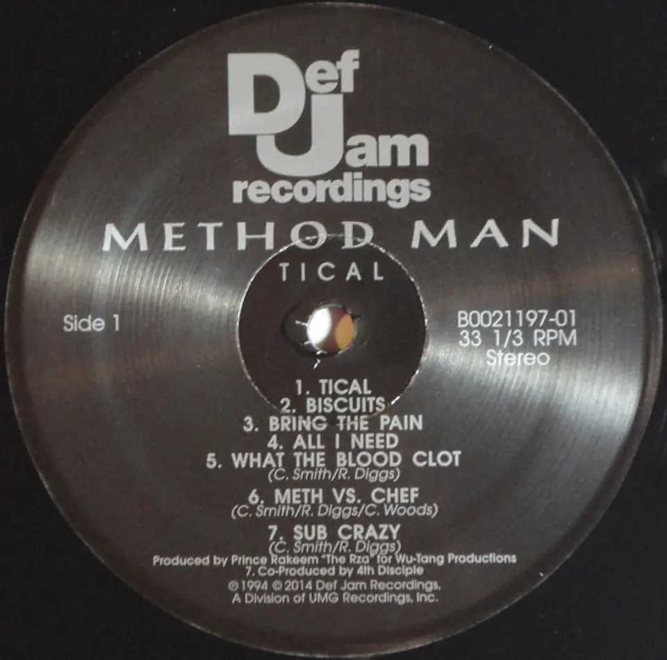Method Man | Tical | 2LP | 2014 3
