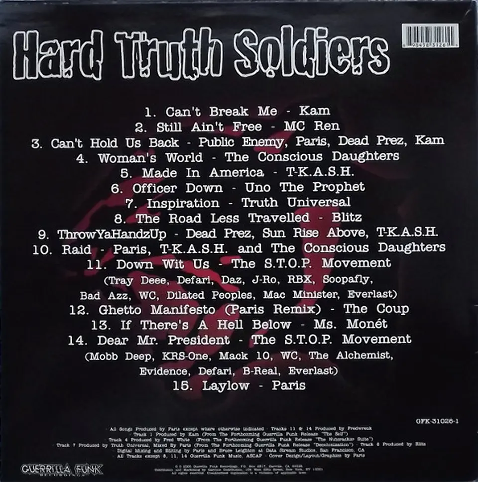 Various | Paris Present: Hard Truth Soldiers Volume 1 | 2LP | 2007 2