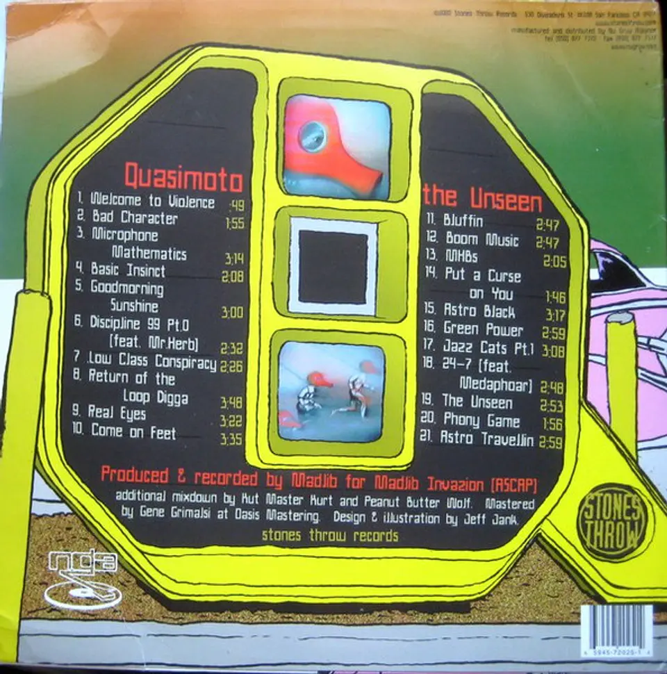 Quasimoto | The Unseen | 2LP | 2008 2