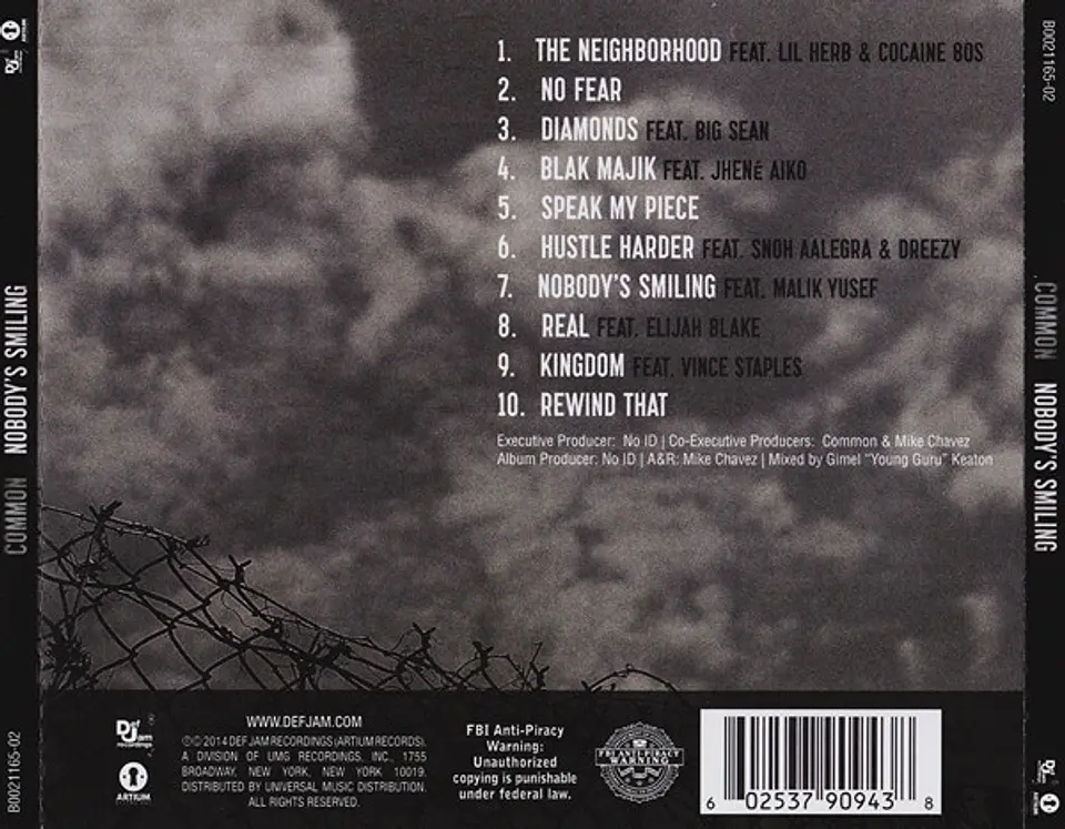 Common | Nobody’s Smiling | CD | 2014 2