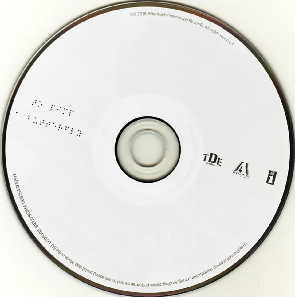 Kendrick Lamar | To Pimp A Butterfly | CD | 2015 3