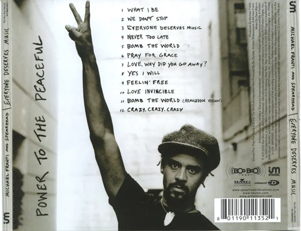 Michael Franti And Spearhead | Everyone Deserves Music | CD | 2003 2