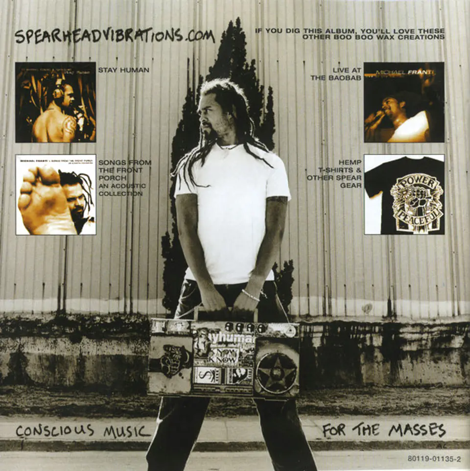 Michael Franti And Spearhead | Everyone Deserves Music | CD | 2003 4