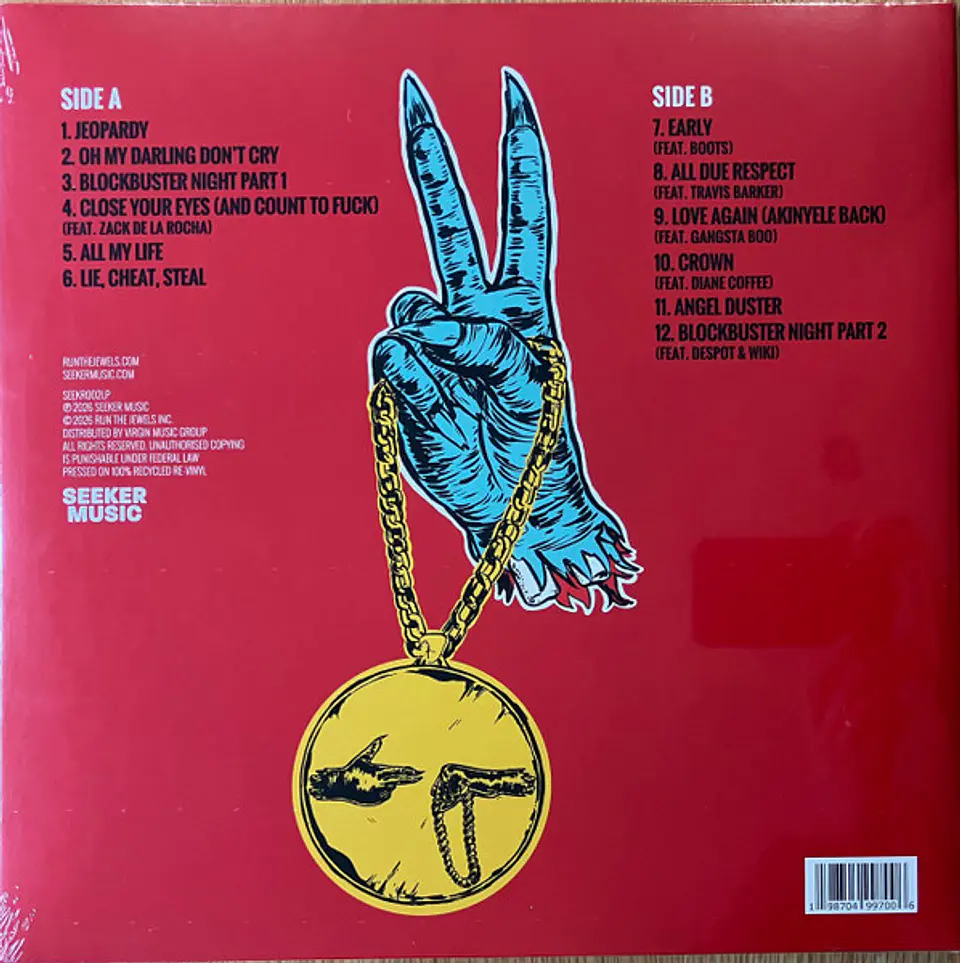 Run The Jewels | Run The Jewels 2 | Vinilo LP | 2026 3