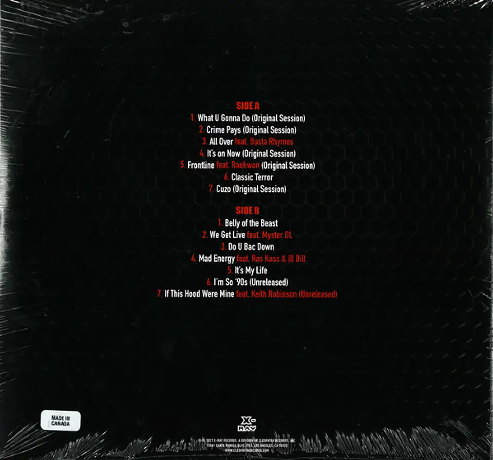 Onyx | #Turndafucup (The Original Sessions) | Vinilo LP rojo | 2022 2