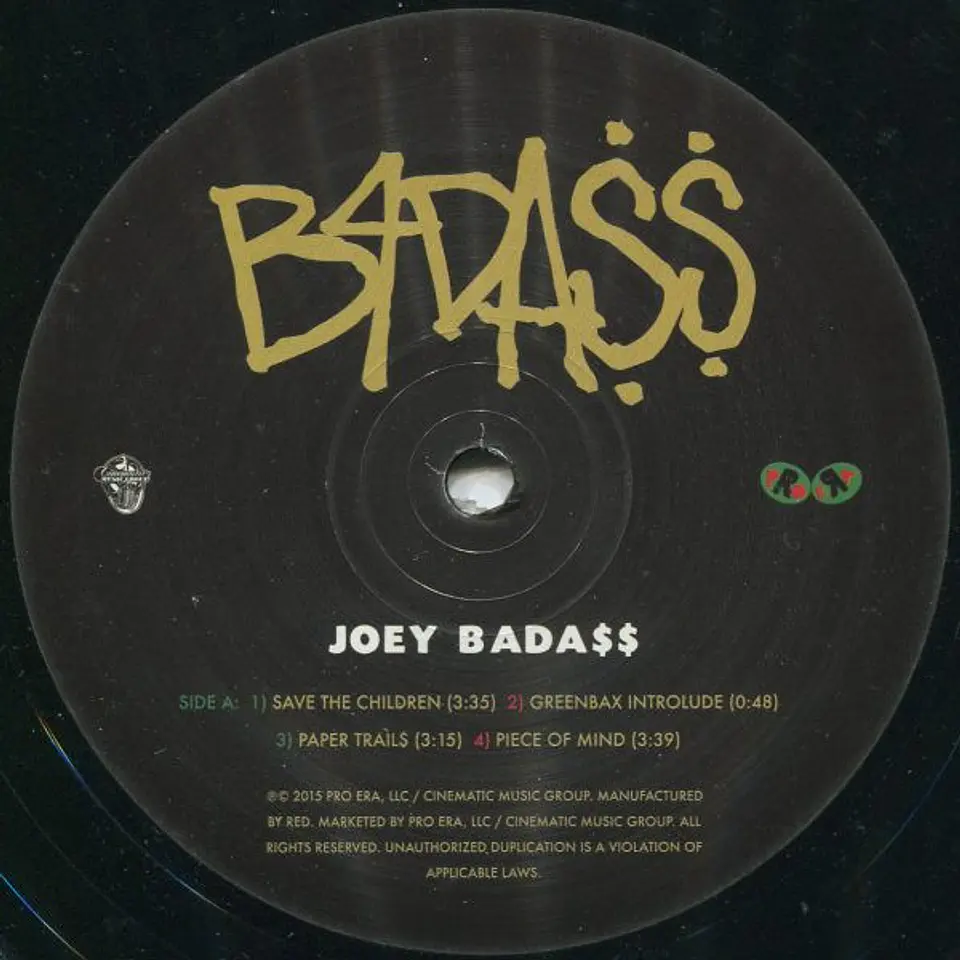 Joey Bada$$ | B4.DA.$$ | 2xLP | 2015 6