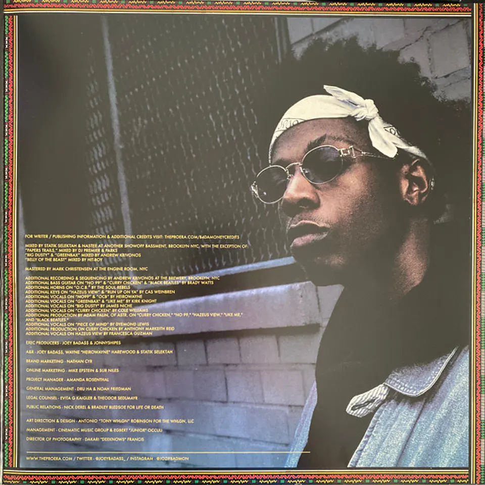 Joey Bada$$ | B4.DA.$$ | 2xLP | 2015 3