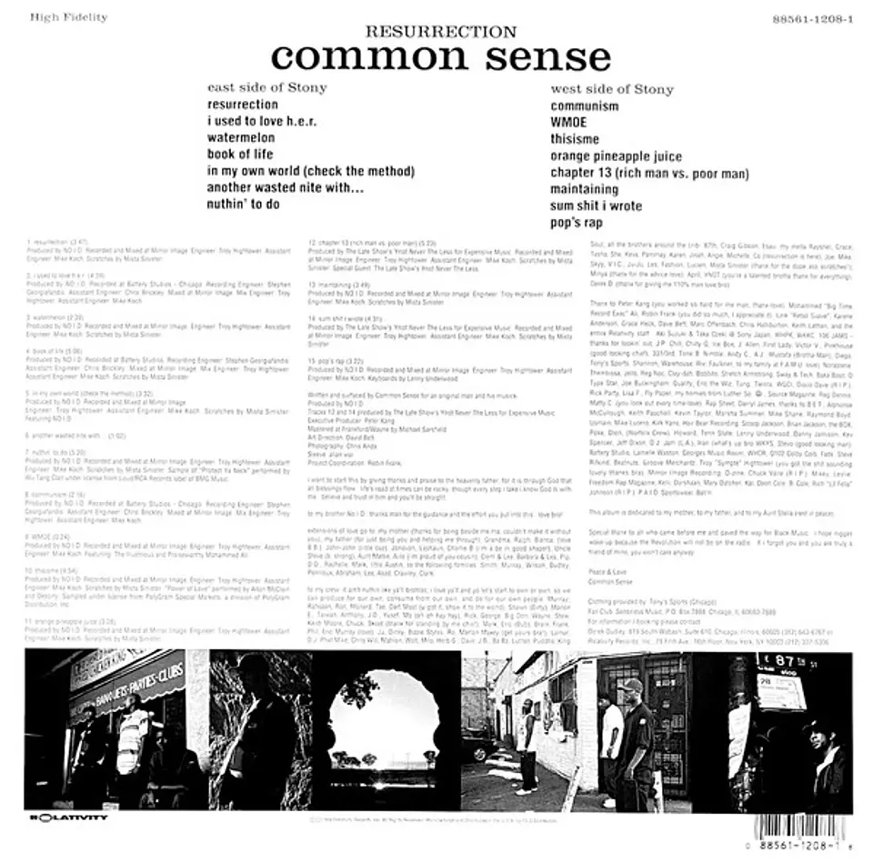 Common Sense | Resurrection | LP | 1994 2