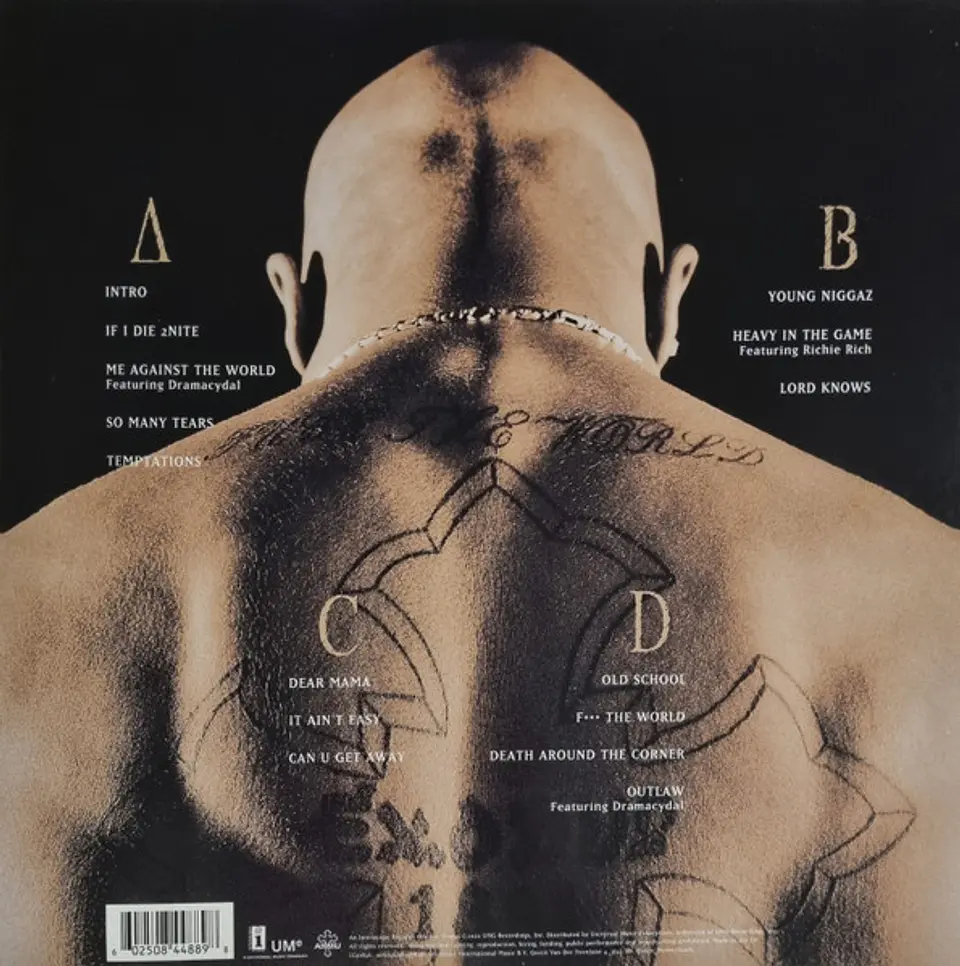 2Pac | Me Against The World | 2LP, 180g, Reissue 5