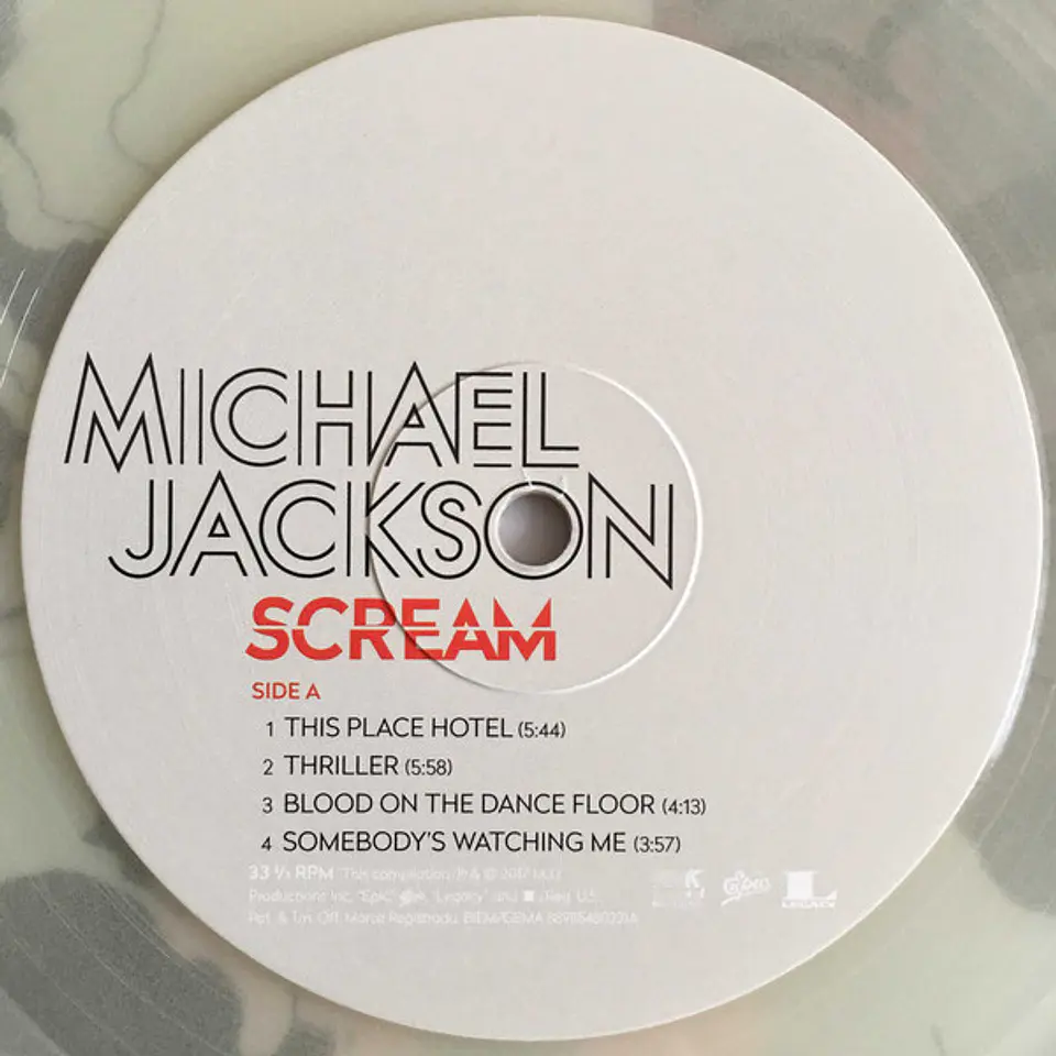 Michael Jackson | Scream | Vinilo doble LP | 2017 4