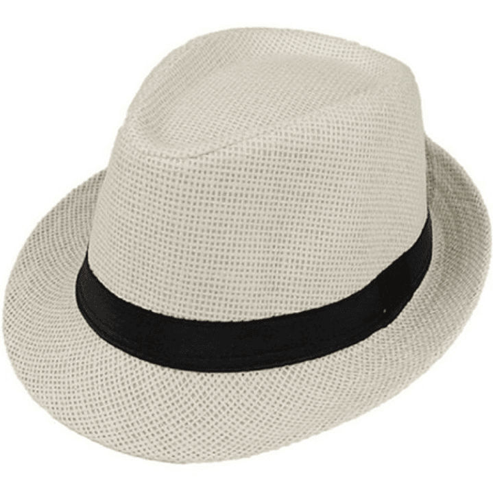 Sombrero Gangster Cinta Negra Premium 3