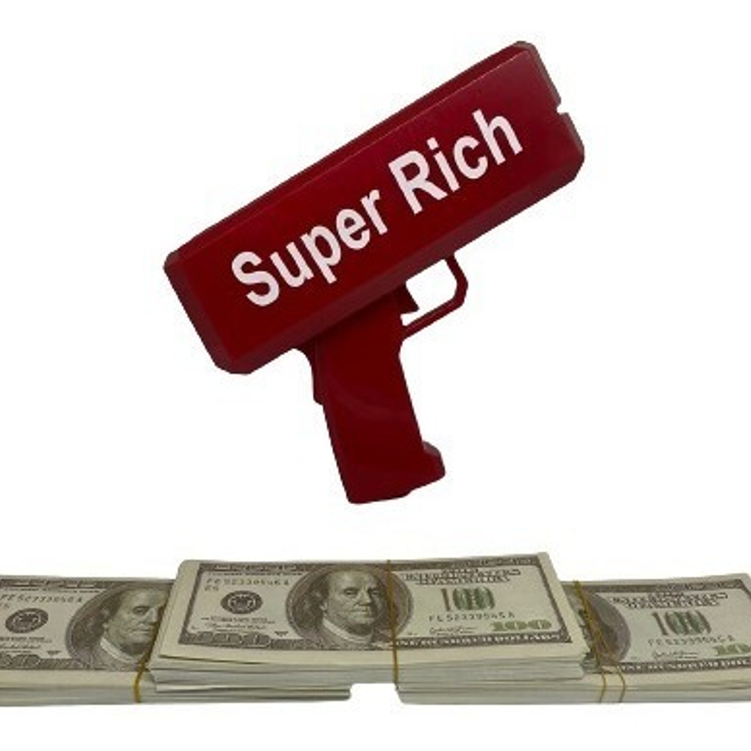 Pistola Super Rich Lanza Billetes 1
