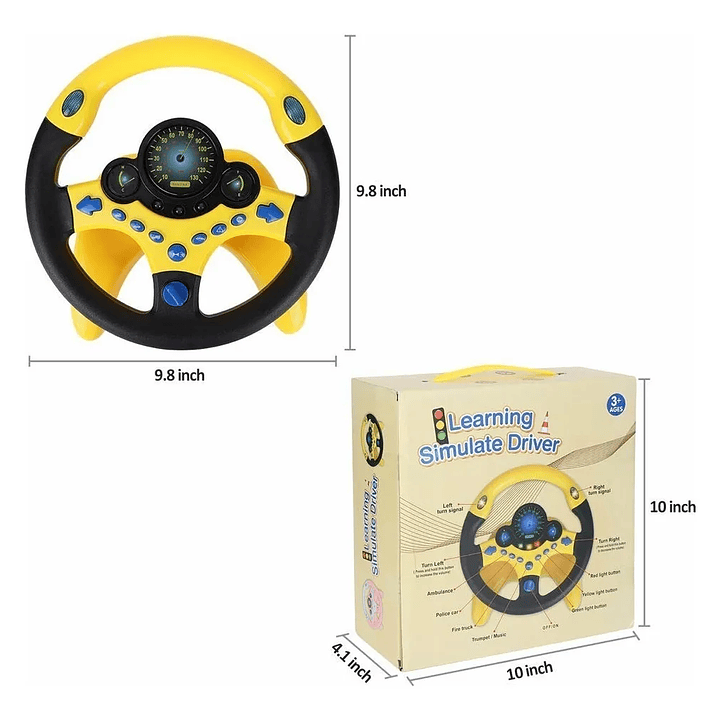 Volante De Juguete Coches Simulador De Conducción 2