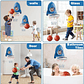 Rocket - Mini canasta de baloncesto para niños interior - Miniatura 9
