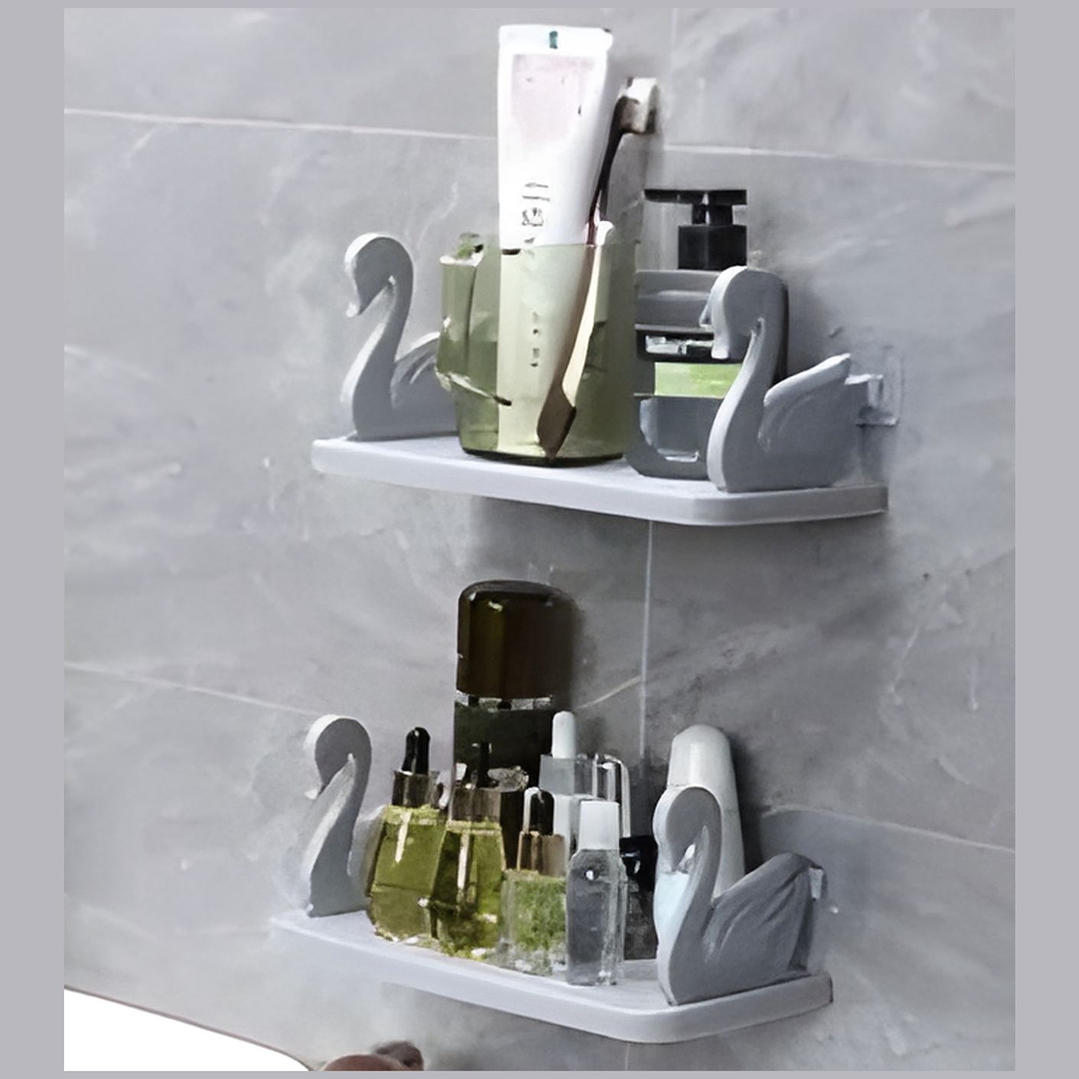 Repisa Flotante  Multipropósitos Blancas Premium- Cisnes 2