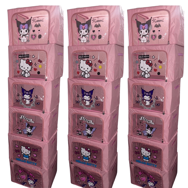 Caja Organizadora Apilable Sanrio Hello Kitty Kuromi 5