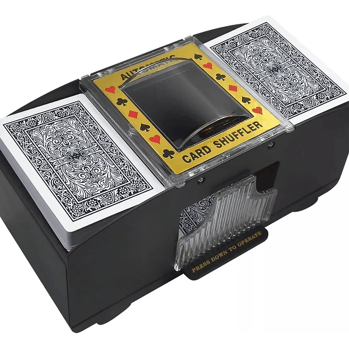 Mezclador Barajador De Cartas A Pilas 2