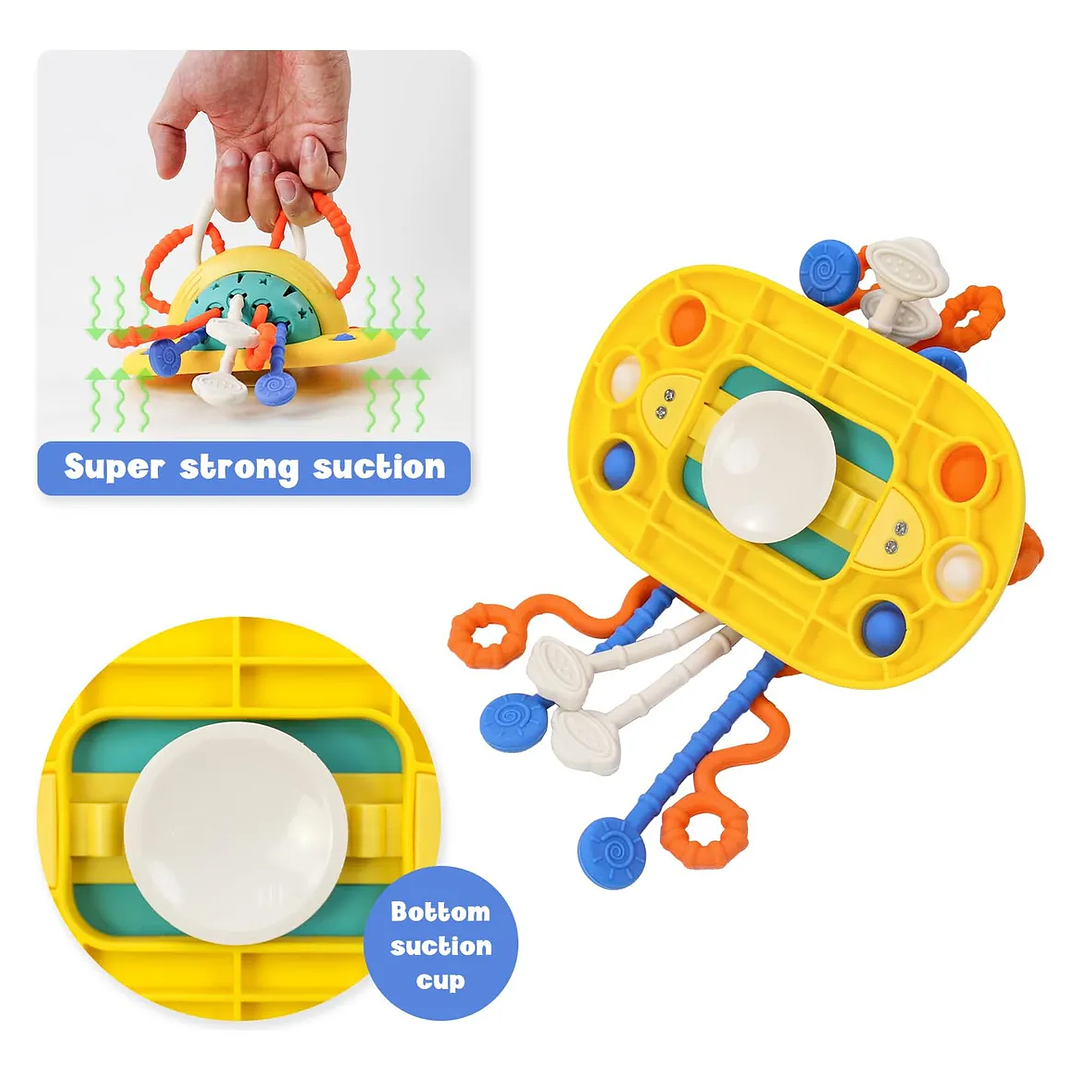 Juguete Con Ventosa interactivo Para Bebés, Silicona 6