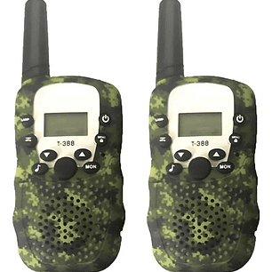Walkie Talkies Para Niños T-388 Larga Distancia 22 Canales