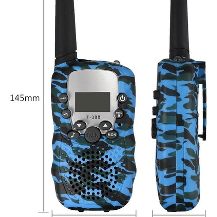 Walkie Talkies Para Niños T-388 Larga Distancia 22 Canales 4