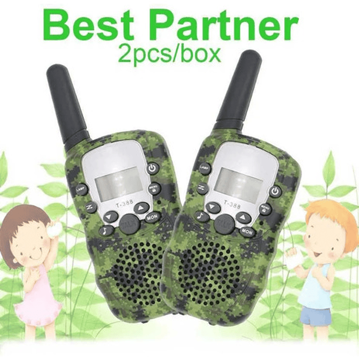 Walkie Talkies Para Niños T-388 Larga Distancia 22 Canales 5
