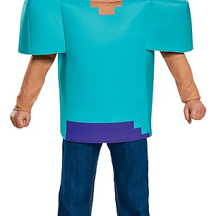 Disfraz Steve Classic Minecraft Multicolor 4 a 6 años