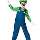 DISFRAZ SUPER MARIO LUIGI DE LUJO - (4-6 años) NINTENDO - Miniatura 1