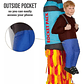 Disfraz Inflable De Halloween 2025 Cohete Cosplay - Miniatura 3