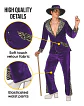 Disfraz De Proa De Morfo, Morado, Disfraz De Hombre - Miniatura 4