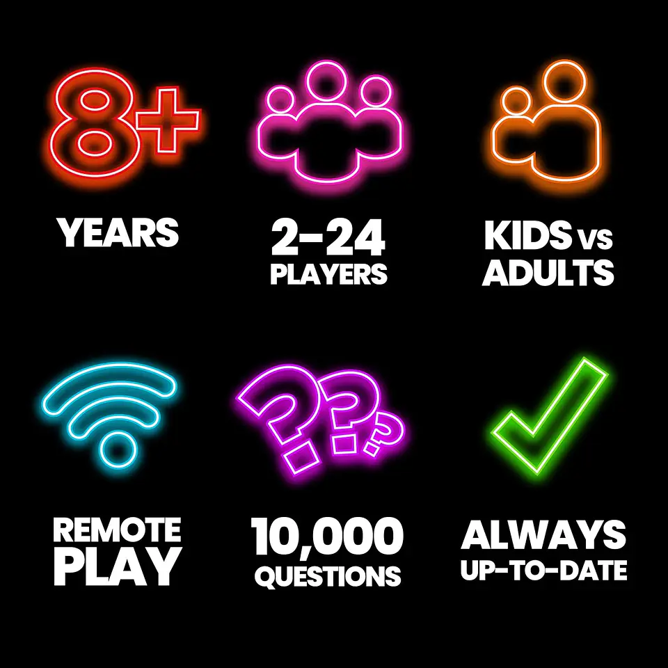 Fabuloso Juego de Mesa Trivia Conectado a una App 3