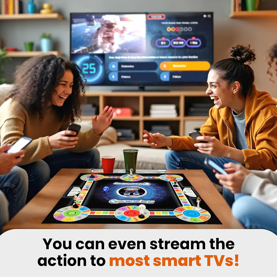Fabuloso Juego de Mesa Trivia Conectado a una App 8