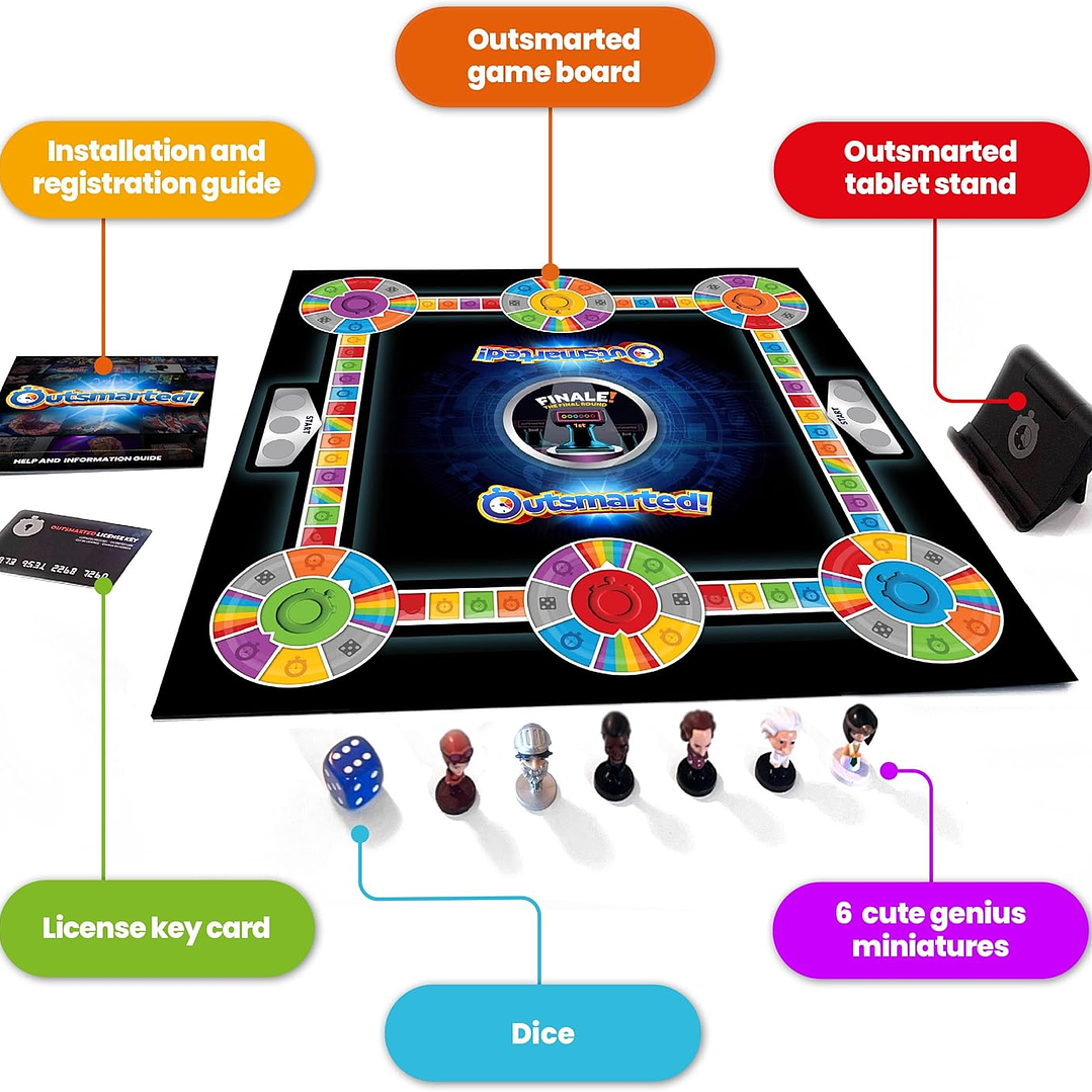 Fabuloso Juego de Mesa Trivia Conectado a una App 9