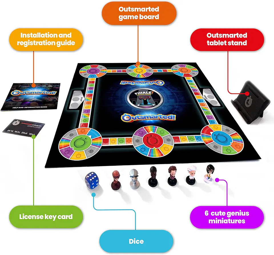 Fabuloso Juego de Mesa Trivia Conectado a una App 9