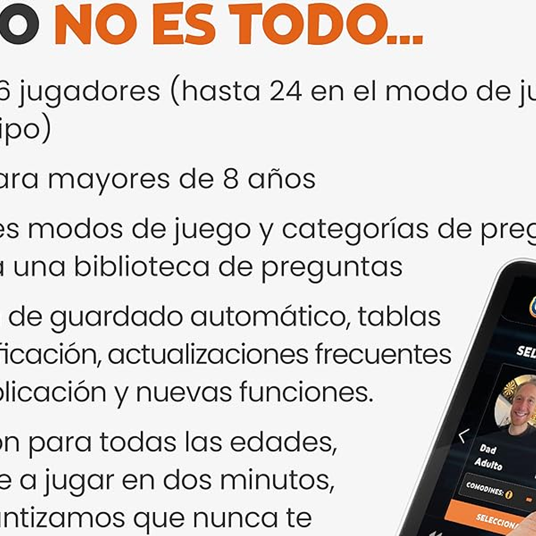 Fabuloso Juego de Mesa Trivia Conectado a una App 12