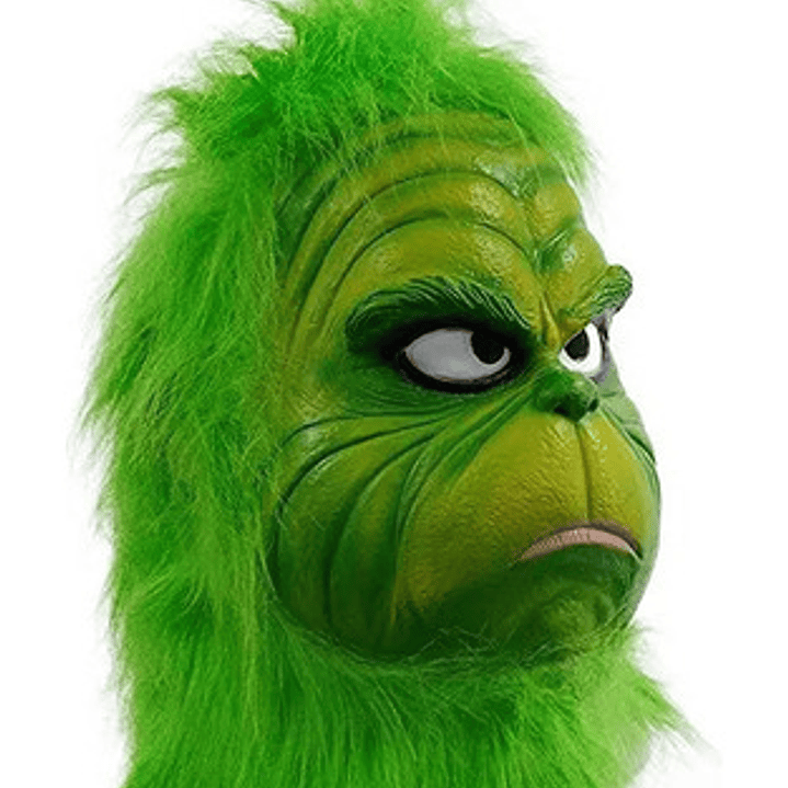 Máscara De Látex Para Cosplay Grinch De Stole Christmas Color Verde 2