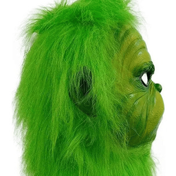 Máscara De Látex Para Cosplay Grinch De Stole Christmas Color Verde 3