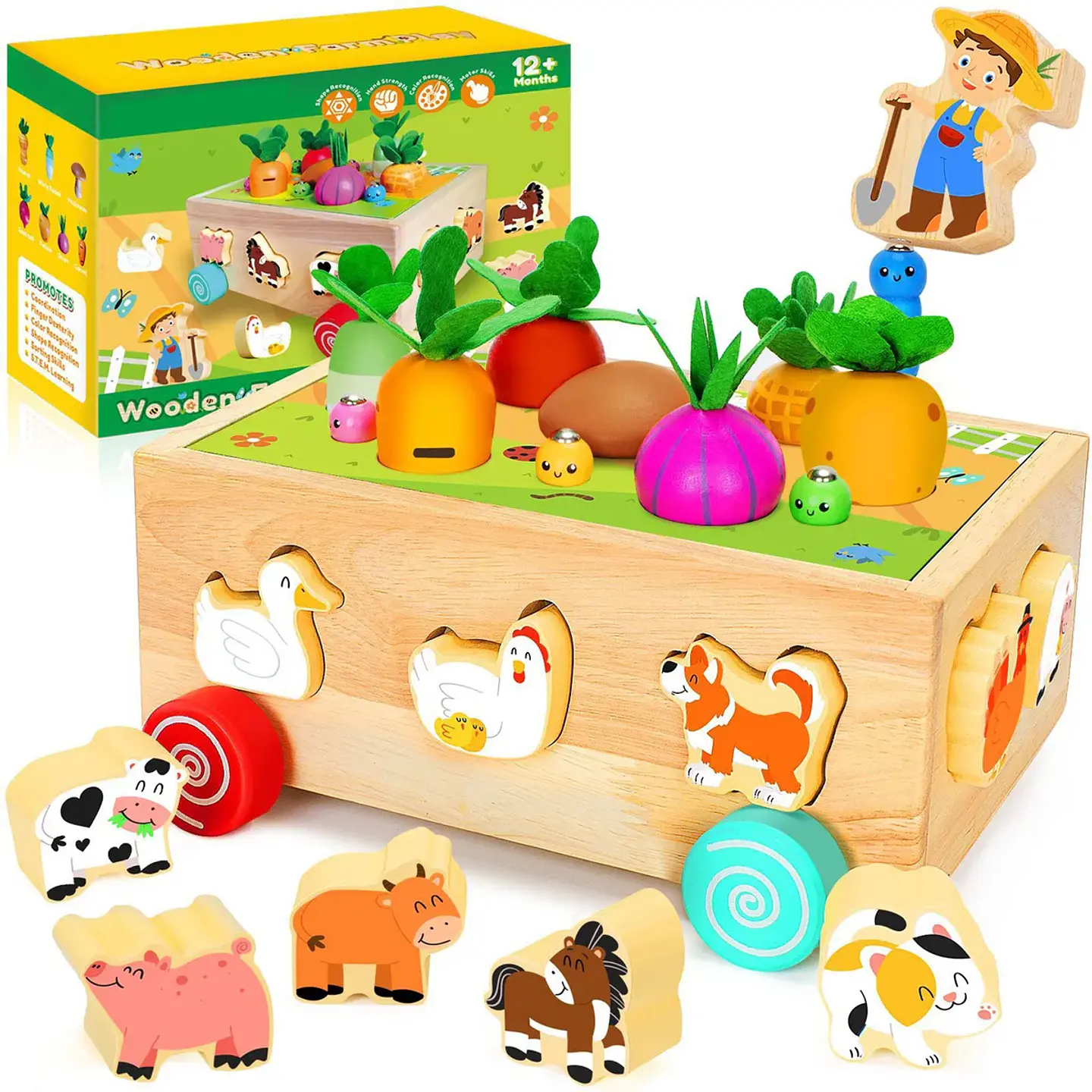 Juguetes Educativos De Madera Montessori Para Niños Y Niñas  1
