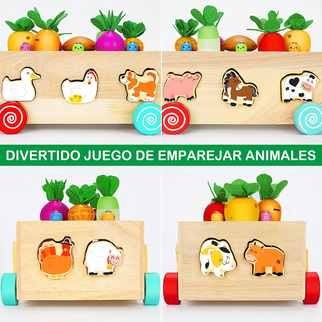 Juguetes Educativos De Madera Montessori Para Niños Y Niñas  7