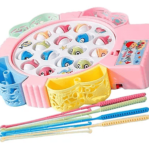 caña de pescar juguete electronico