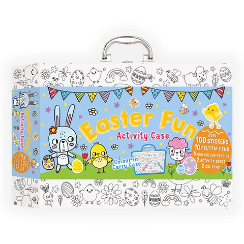 Kit de actividades para colorear y transportar: Estuche de actividades de Pascua