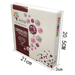 Kits de pintura de diamantes de animales cuadrados diy, incluyendo marco